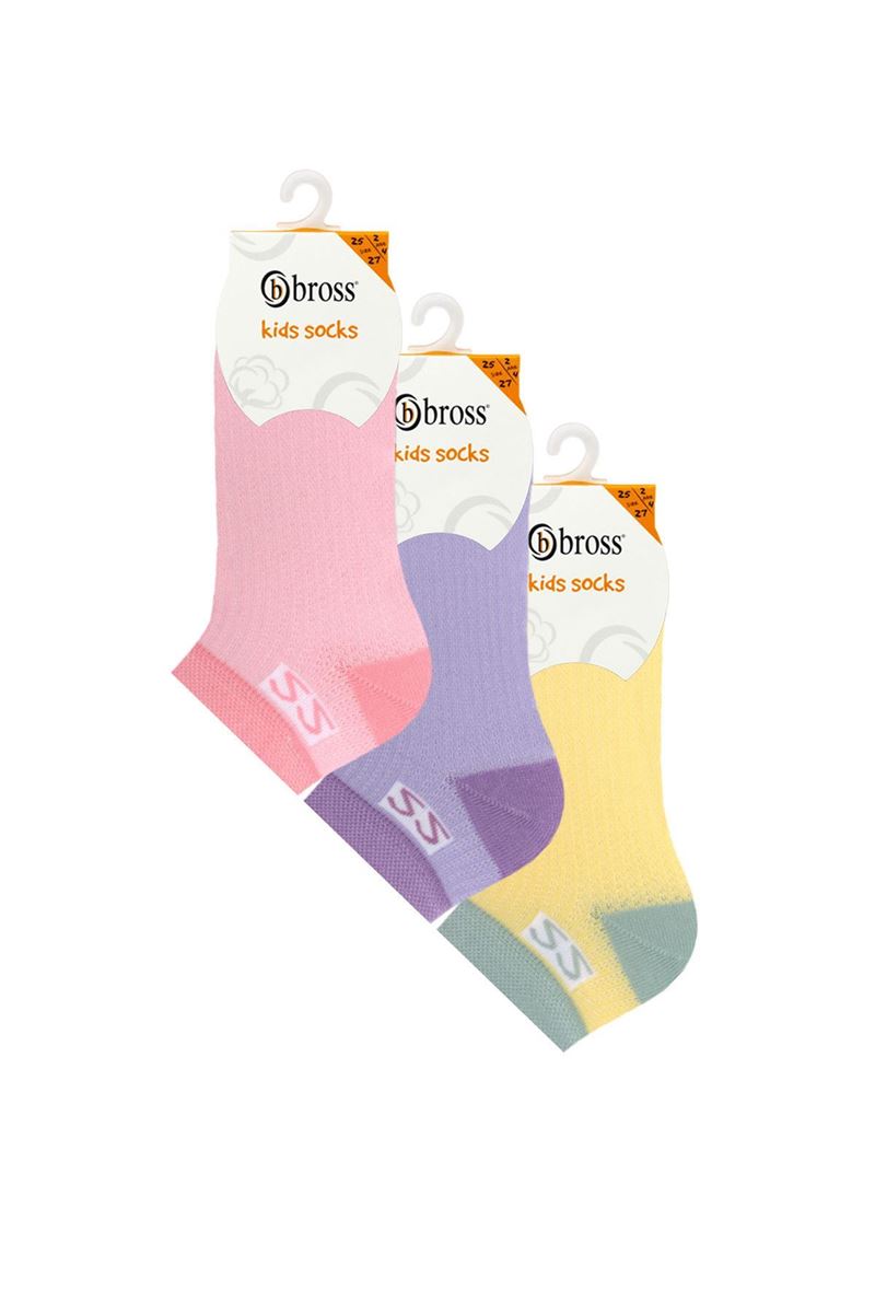 BROSS 22 PRINTED SPORTS GIRLS BOOTIES SOCKS ASORTY