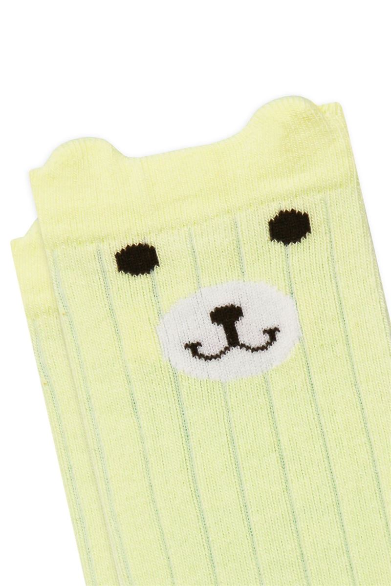 BROSS 3D BEAR PATTERNED BOYS BOOTIES SOCKS ASORTY