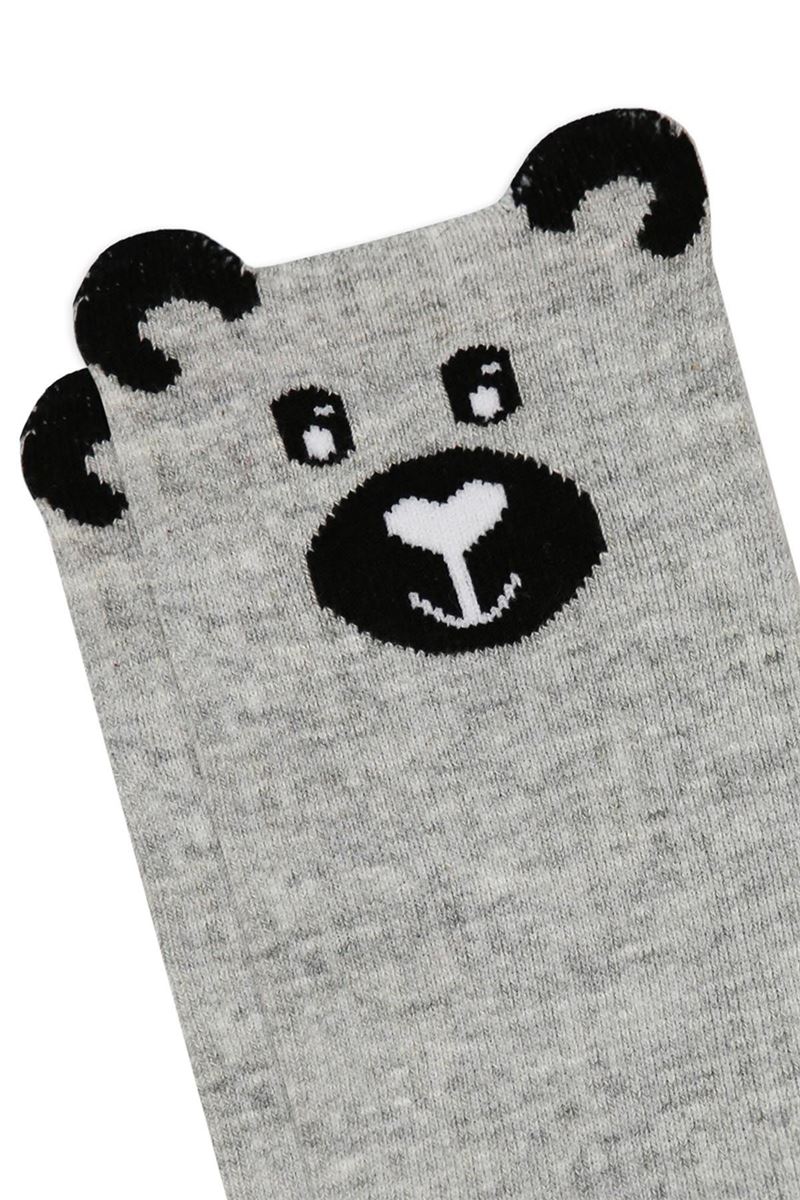 BROSS 3D BEAR, DEER, FOX PATTERNED BOYS BOOTIES SOCKS ASORTY