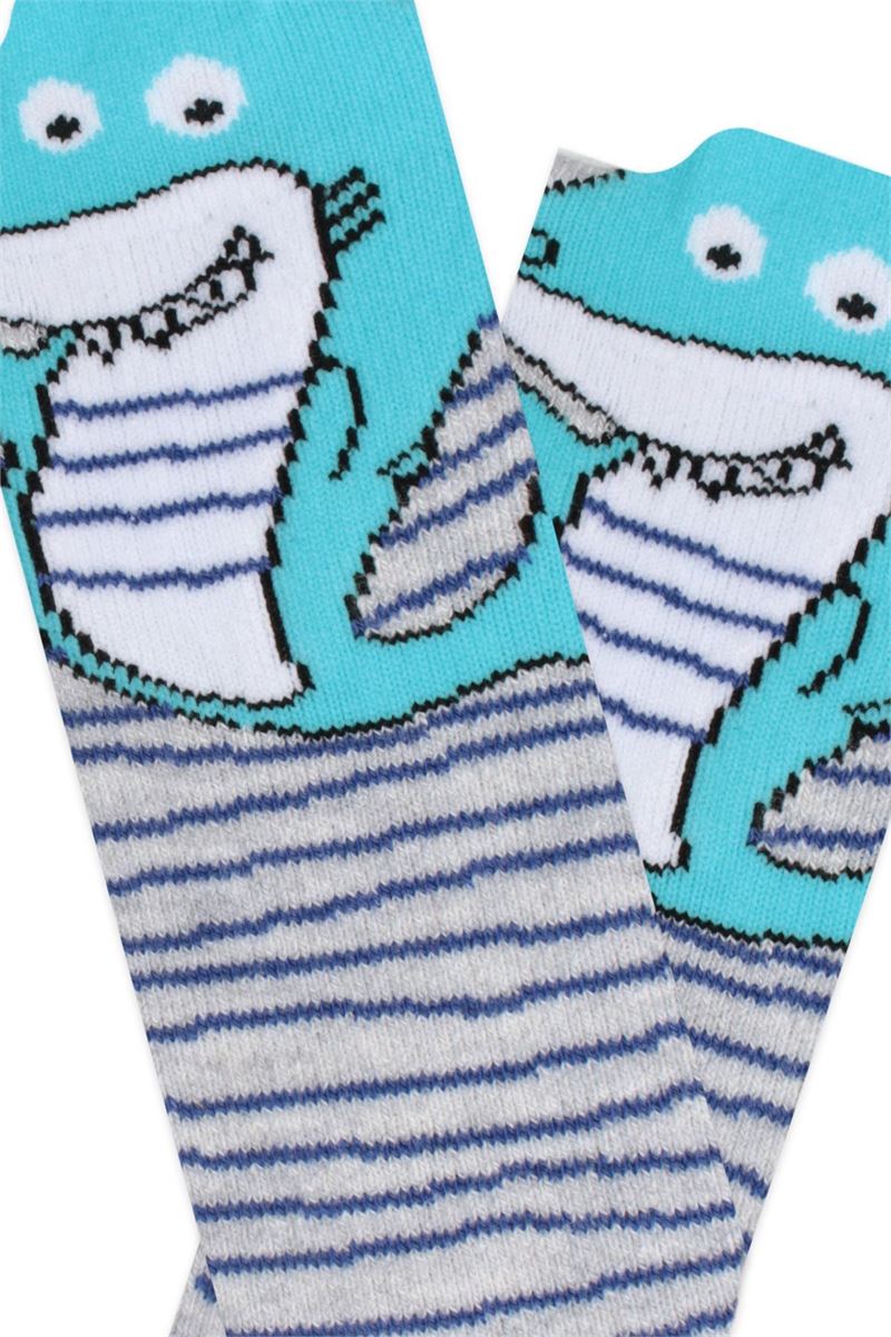 BROSS 3D FISH PATTERNED BOYS BOOTIES SOCKS ASORTY