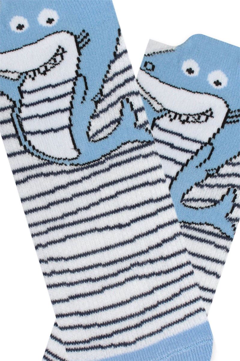 BROSS 3D FISH PATTERNED BOYS BOOTIES SOCKS ASORTY