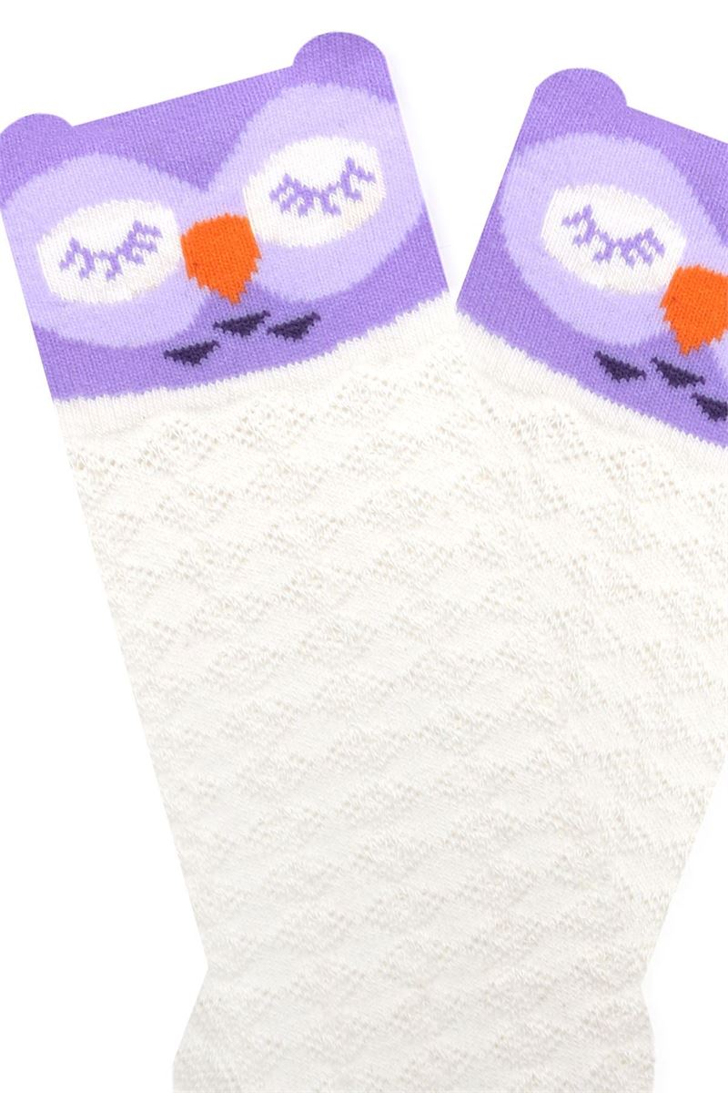 BROSS 3D OWL, SHEEP, CAT PATTERNED GIRLS BOOTIES SOCKS ASORTY
