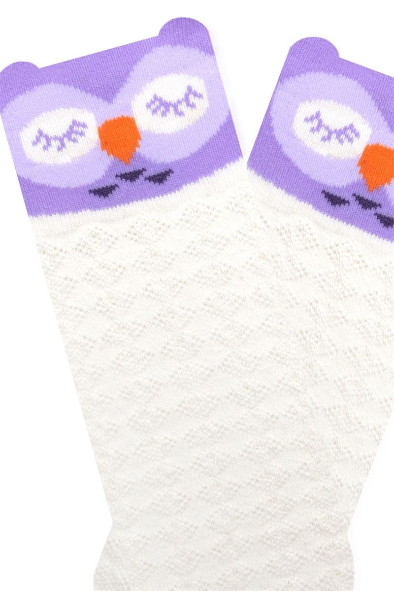 3D OWL, SHEEP, CAT PATTERNED GIRLS BOOTIES SOCKS ASORTY