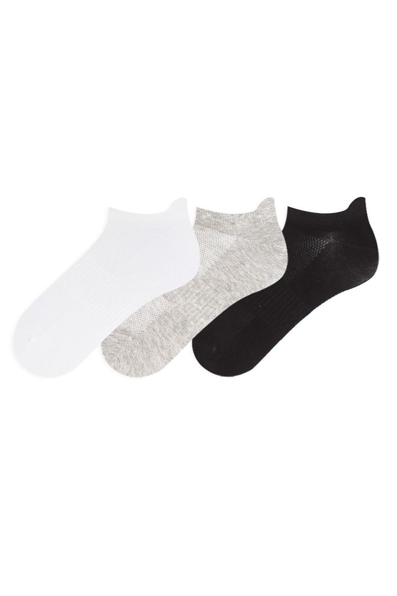 3D WOMEN S SHAFTLESS SOCKS ASORTY