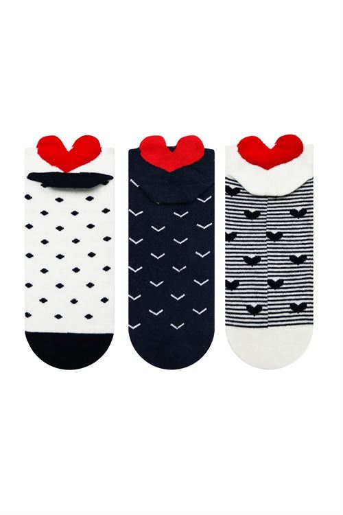 3D Heart Patterned Women s Booties 12