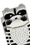 3D RACCOON, FOX, CAT PATTERNED WOMEN S BOOTIES