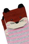 3D RACCOON, FOX, CAT PATTERNED WOMEN S BOOTIES
