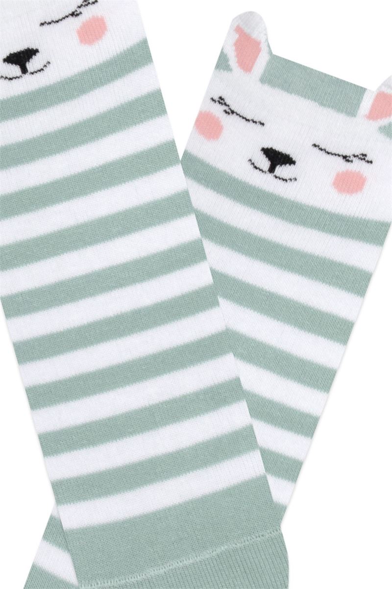 BROSS 3D RABBIT PATTERNED WOMENS BOOTIES SOCKS ASORTY