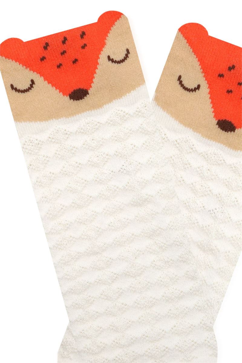 BROSS 3D FOX, LION, PANDA PATTERNED BOYS BOOTIES SOCKS ASORTY