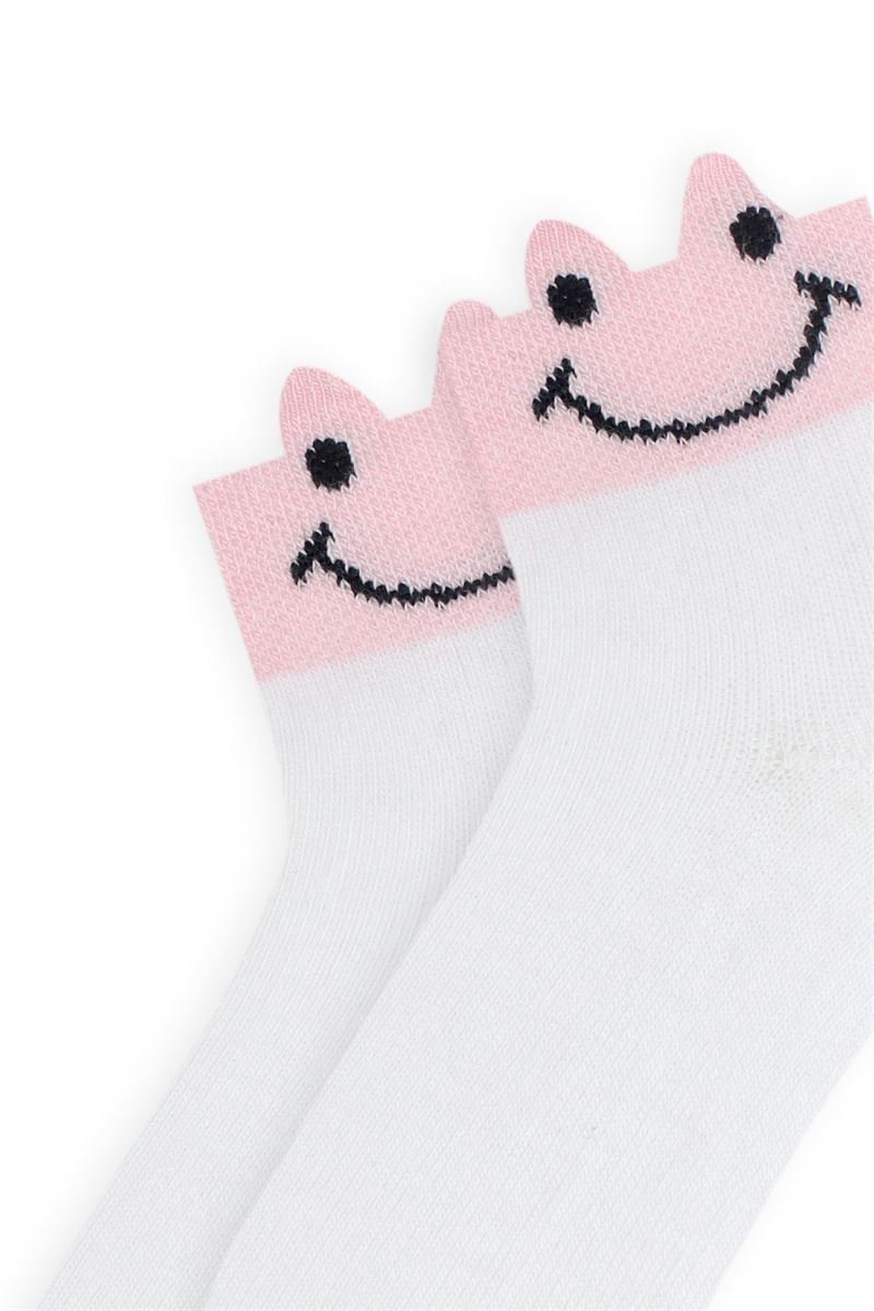 BROSS 3D FACE PATTERNED GIRLS BOOTIES SOCKS ASORTY