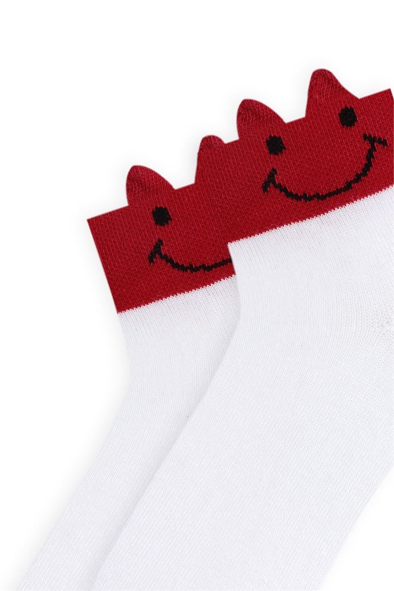 BROSS 3D FACE PATTERNED GIRLS BOOTIES SOCKS ASORTY
