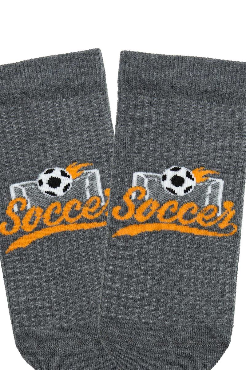 BROSS BOY ANKLE SOCKS BALL PATTERNED ASORTY