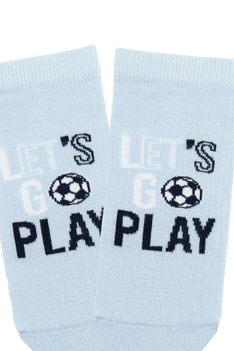 BROSS BOY ANKLE SOCKS BALL PATTERNED ASORTY