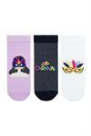 WOMAN ANKLE SOCKS CARNIVAL PATTERNED