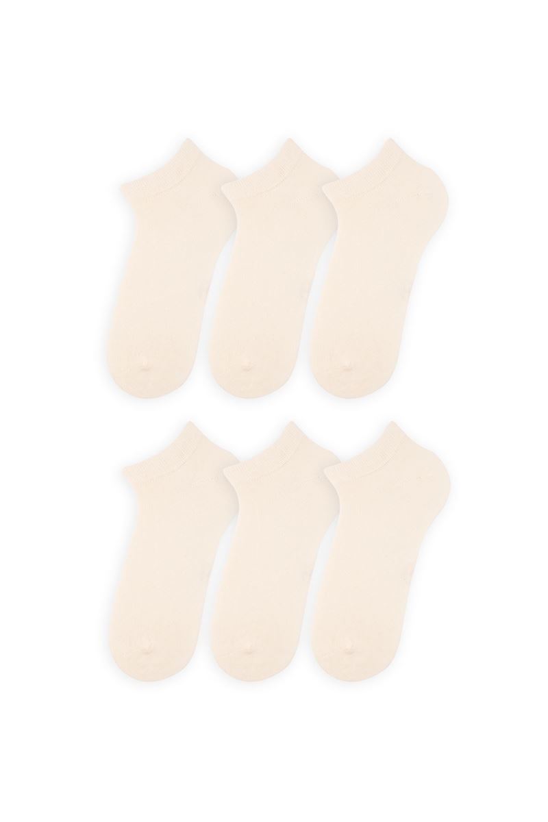 BROSS MAN ANKLE SOCKS UNPRINTED ECRU