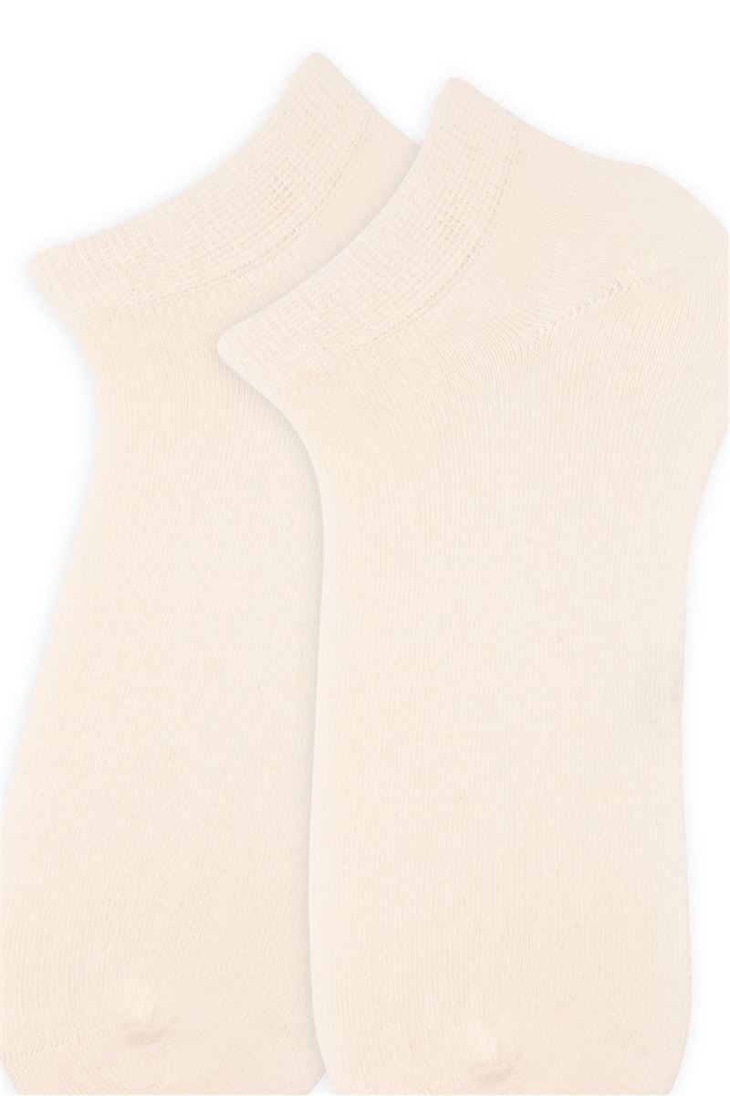BROSS MAN ANKLE SOCKS UNPRINTED ECRU