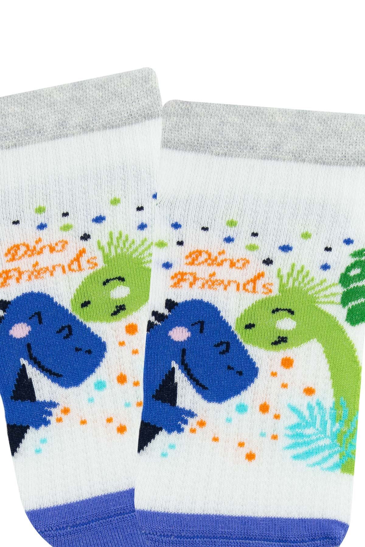 BROSS BOY ANKLE SOCKS DINOSAUR PATTERNED Buy Branded Wholesale Socks