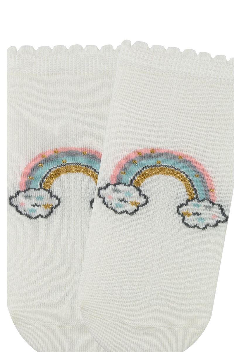 BROSS GIRL ANKLE SOCKS HEART PATTERNED ASORTY