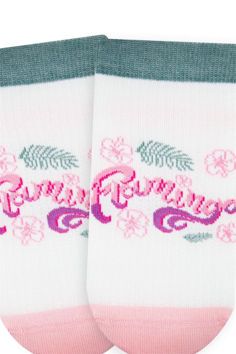 BROSS FLAMINGO PATTERN GIRL STEP SOCKS ASORTY