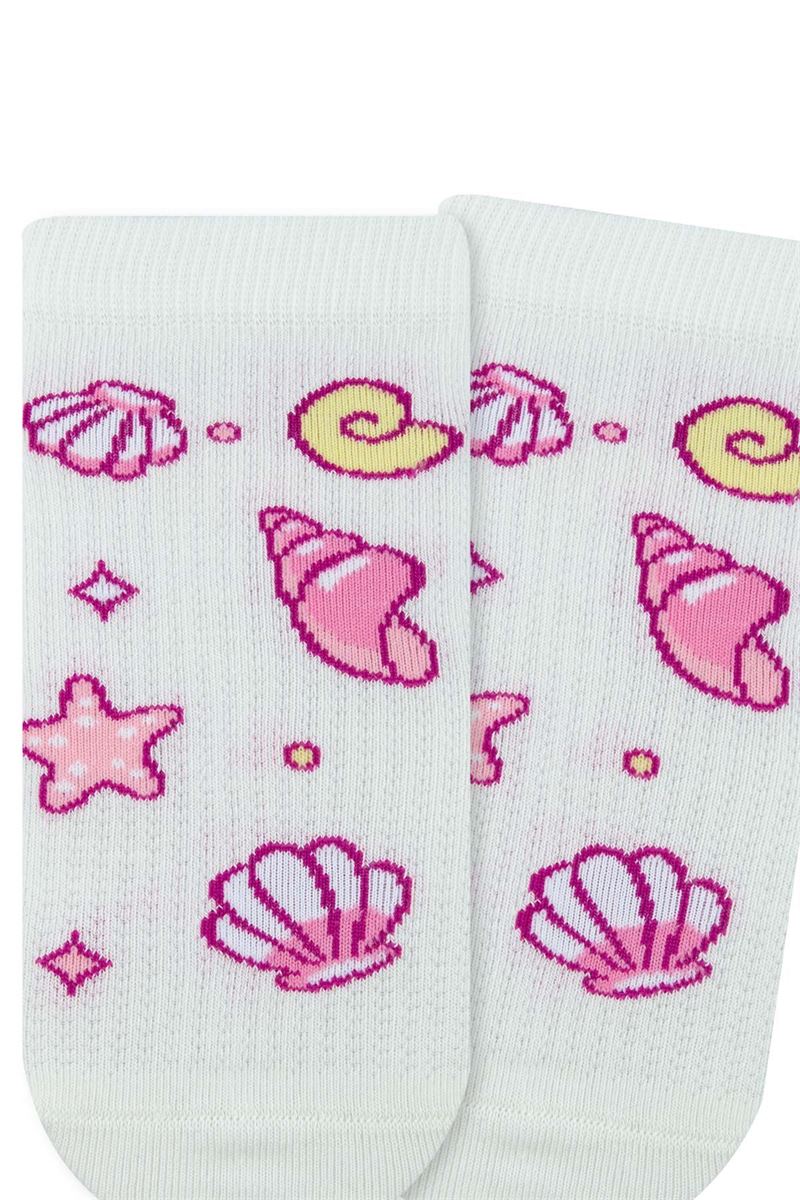 BROSS GIRL MERMAID PATTERNED ANKLE SOCKS ASORTY