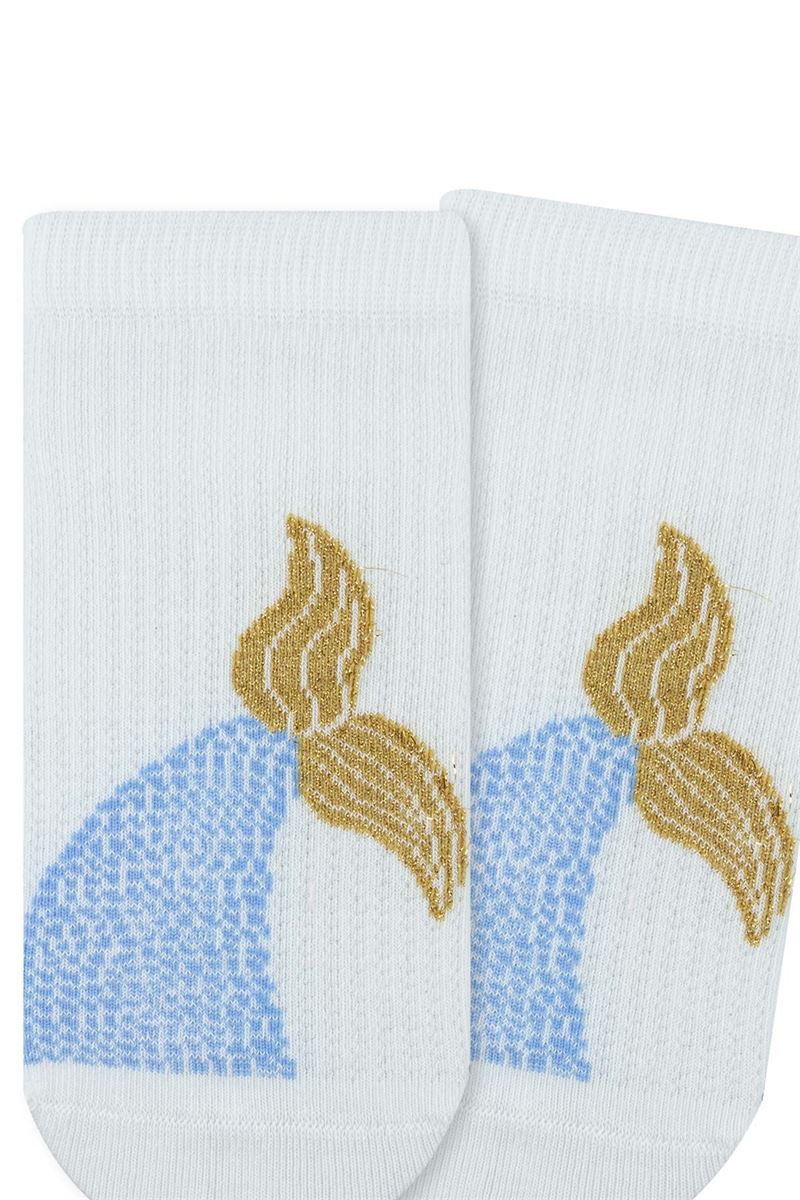 BROSS GIRL MERMAID PATTERNED ANKLE SOCKS ASORTY