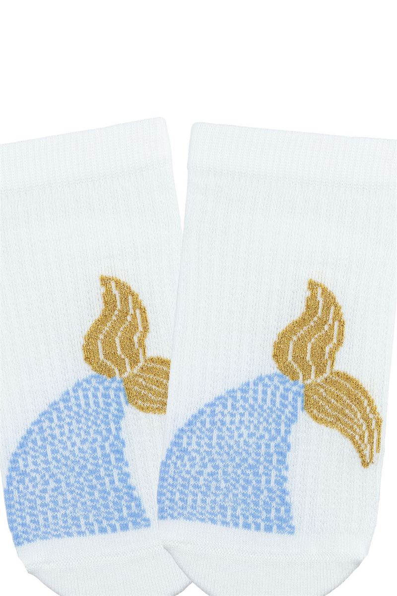 BROSS MERMAID PATTERN GIRL STEP SOCKS ASORTY