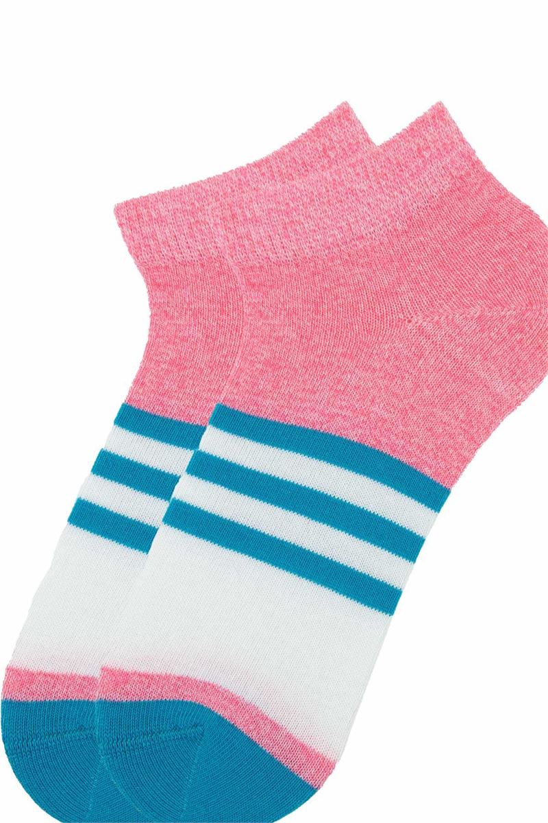 GIRL ANKLE SOCKS COLORFUL PATTERNED ASORTY