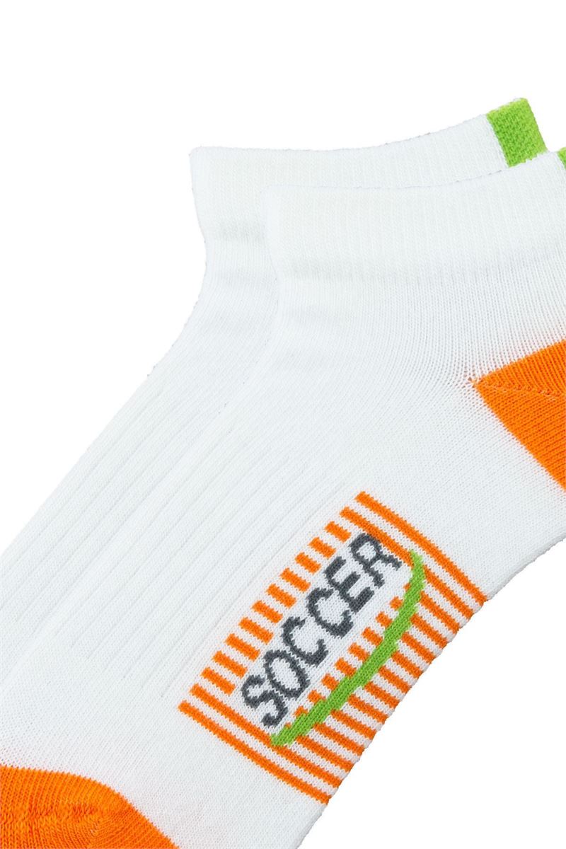 BROSS BOY ANKLE SOCKS SOCCER PATTERNED ASORTY