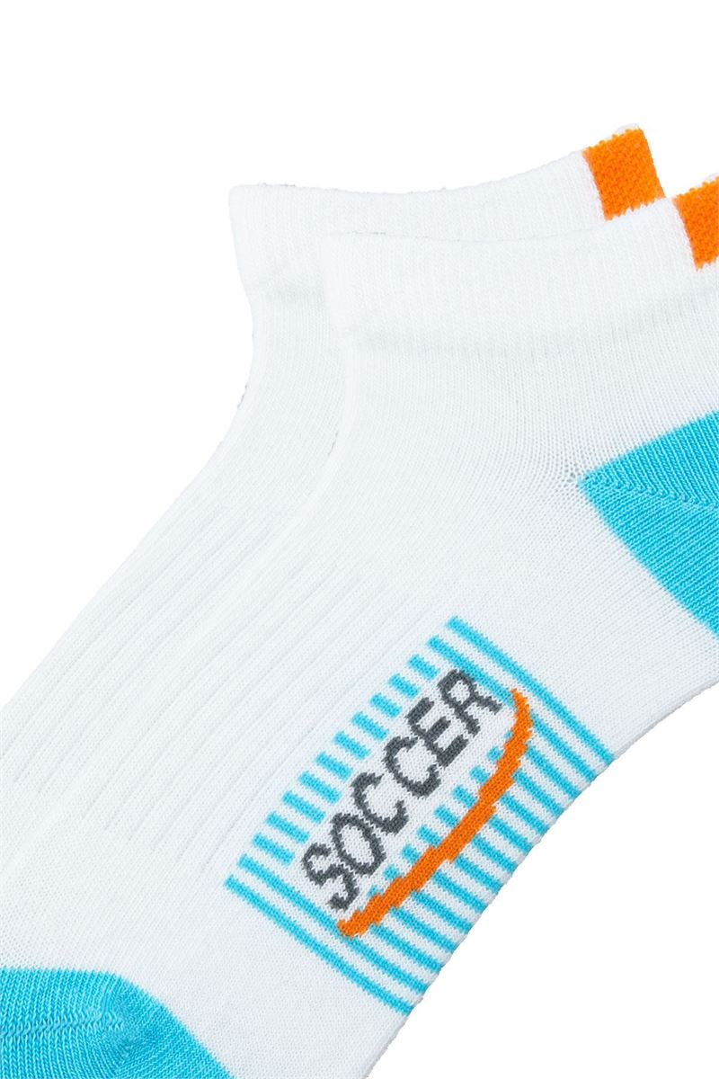 BROSS BOY ANKLE SOCKS SOCCER PATTERNED ASORTY