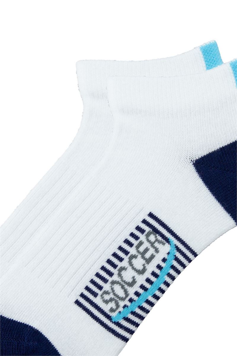 BROSS BOY ANKLE SOCKS SOCCER PATTERNED ASORTY