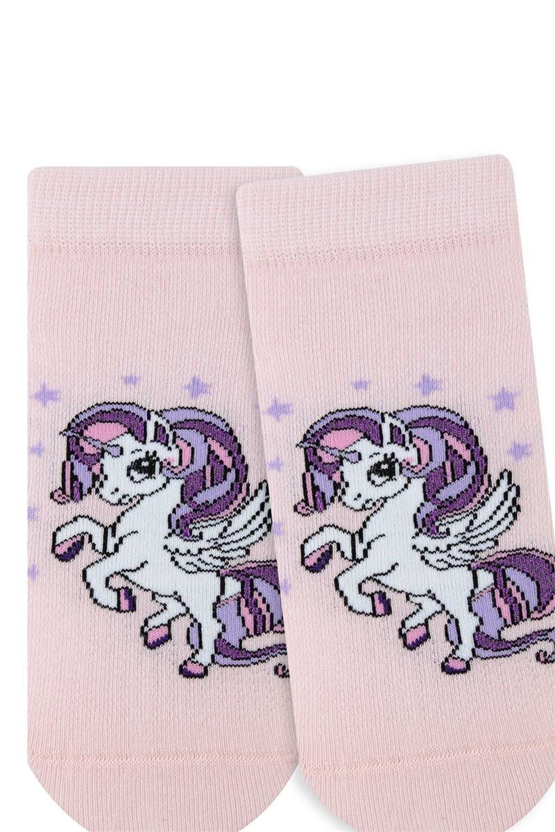 BROSS GIRL CREW SOCKS STAR PATTERNED ASORTY