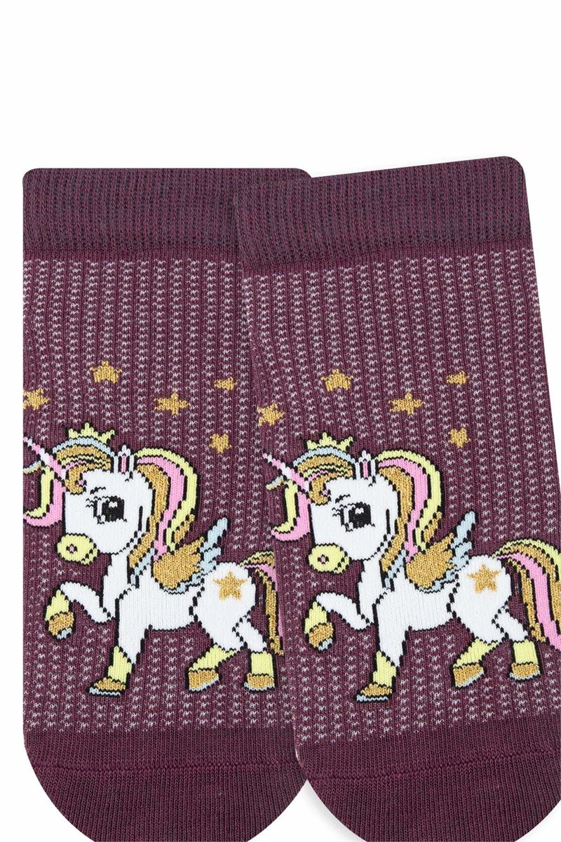 BROSS GIRL CREW SOCKS STAR PATTERNED ASORTY