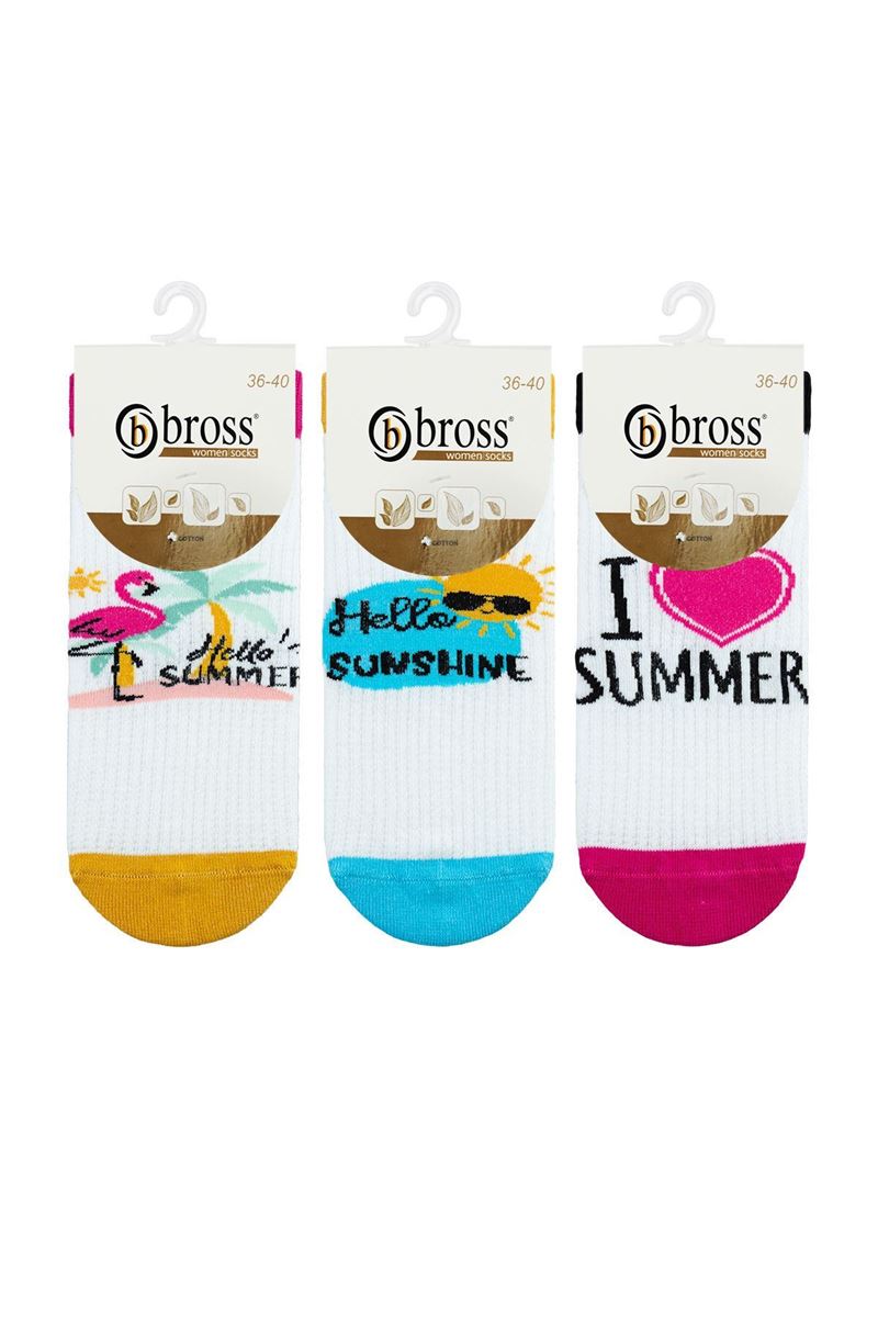 WOMEN ANKLE SOCKS SUMMER PATTERNED