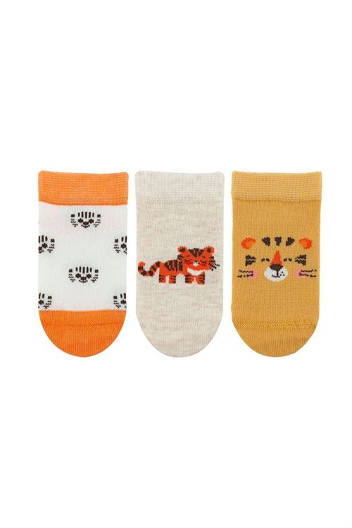 Baby Boy Ankle Socks Tigger Patterned 12