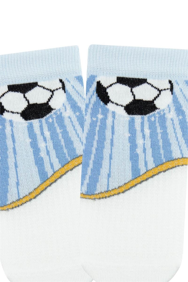 BROSS BOY ANKLE SOCKS BALL PATTERNED ASORTY