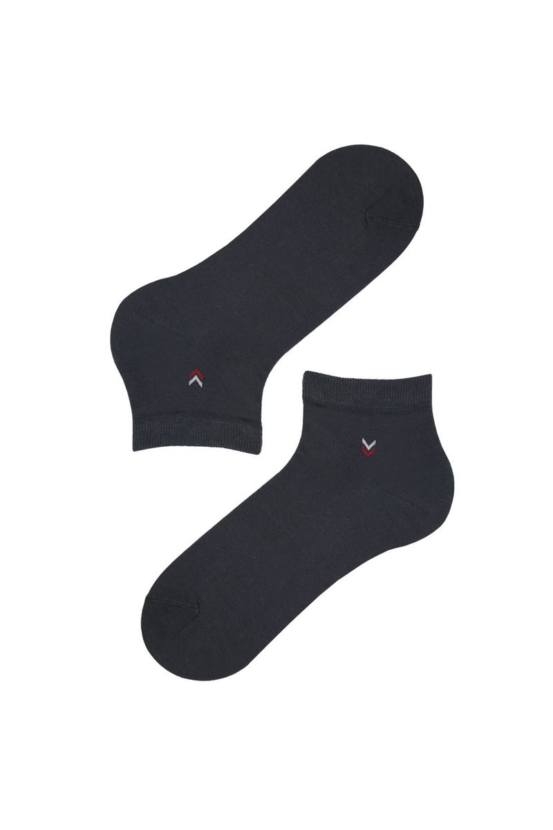 BROSS SUMMER PATTERNED OF STOCKING MEN S BOOTIES ANTHRACITE