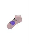FLOWER, LEAF PATTERNED WOMENS BOOTIES SOCKS