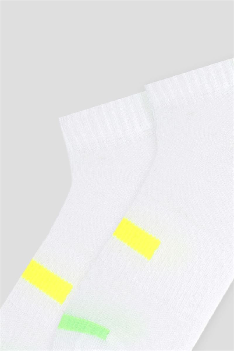 BROSS LINED PATTERNED SPORTS GIRLS BOOTIES SOCKS ASORTY