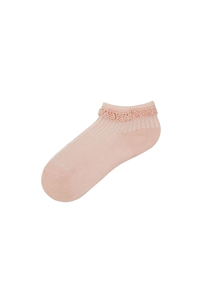 BROSS GIRLS BOOTIES SOCKS WITH LACE ACCESSORY ASORTY
