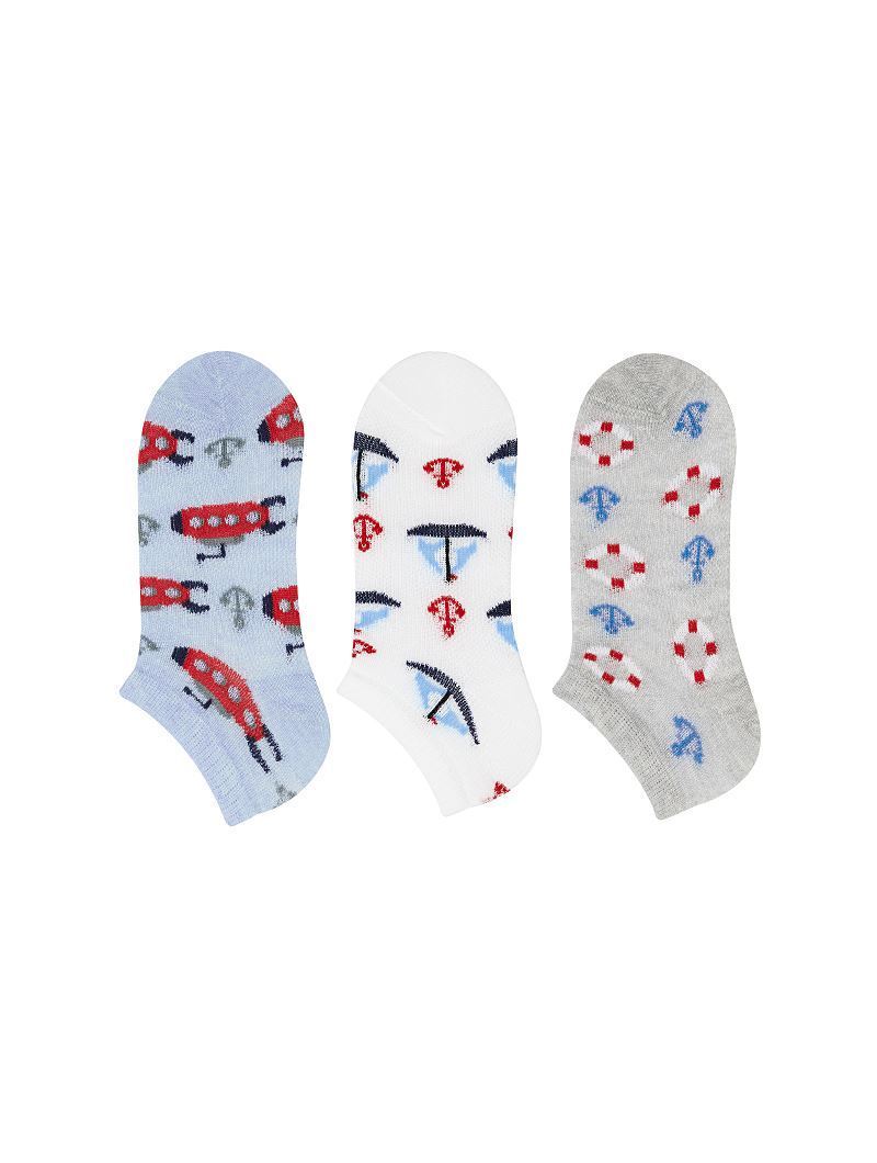 BROSS SEA THEMED BABY BOYS BOOTIES SOCKS ASORTY
