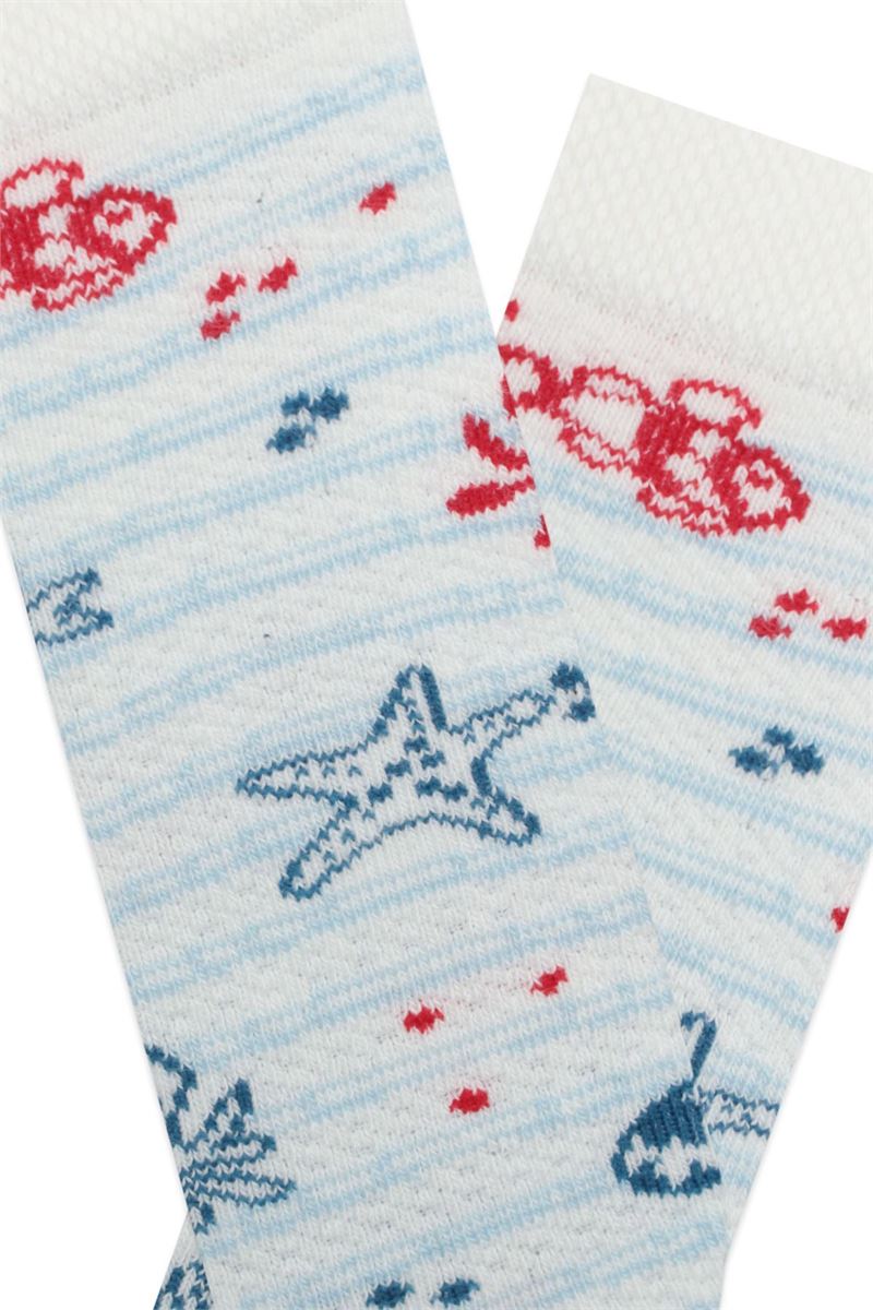 BROSS SEA THEMED BOYS BOOTIES SOCKS ASORTY