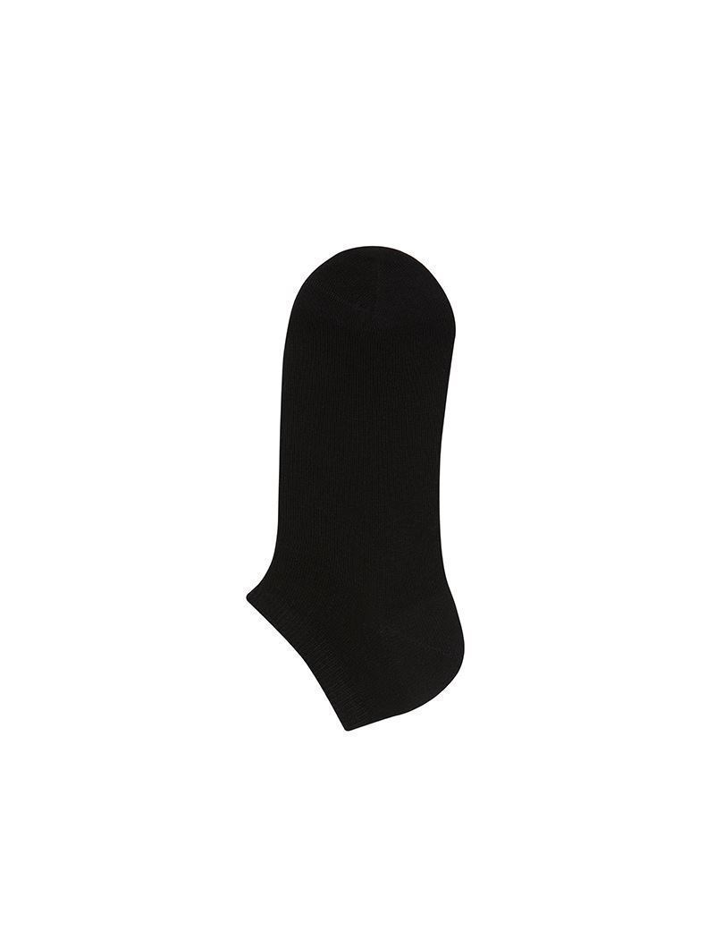 BROSS WOMENS SHAFTLESS SOCKS BLACK