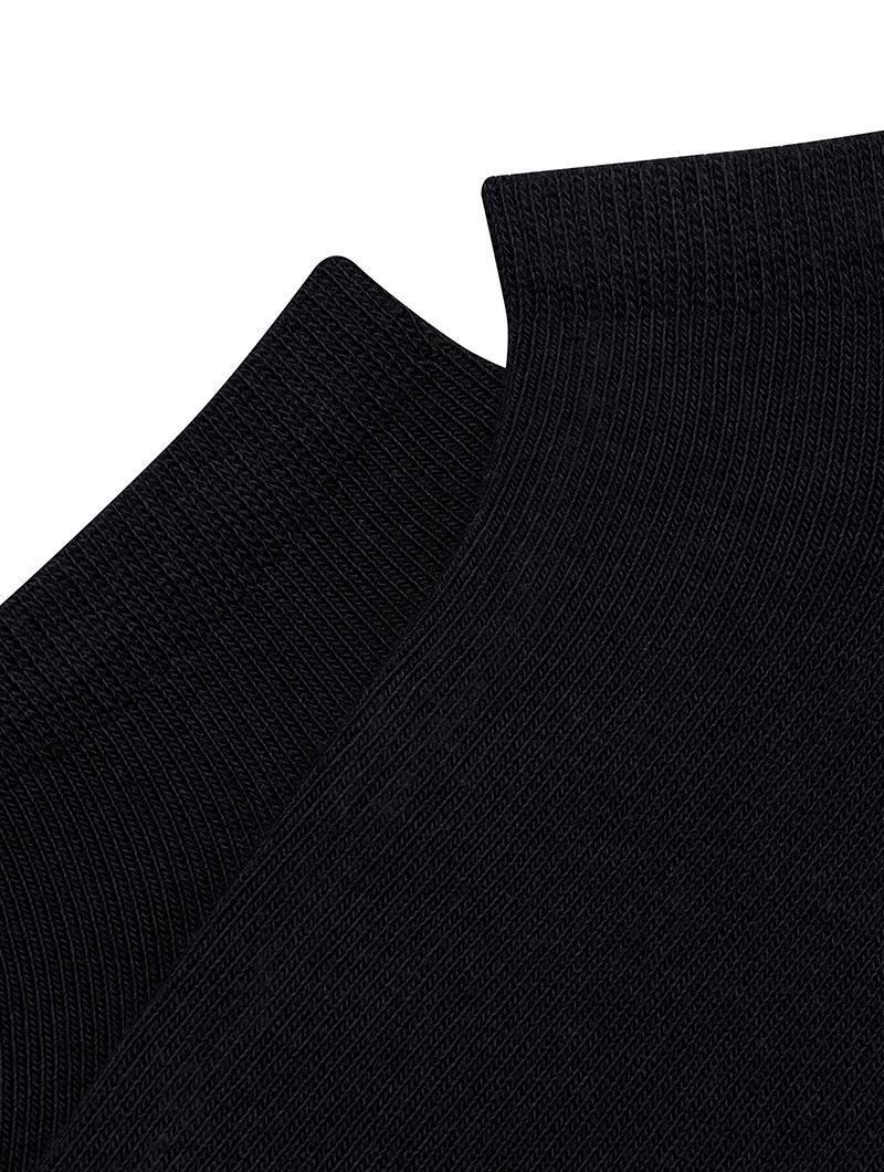 BROSS WOMENS SHAFTLESS SOCKS BLACK