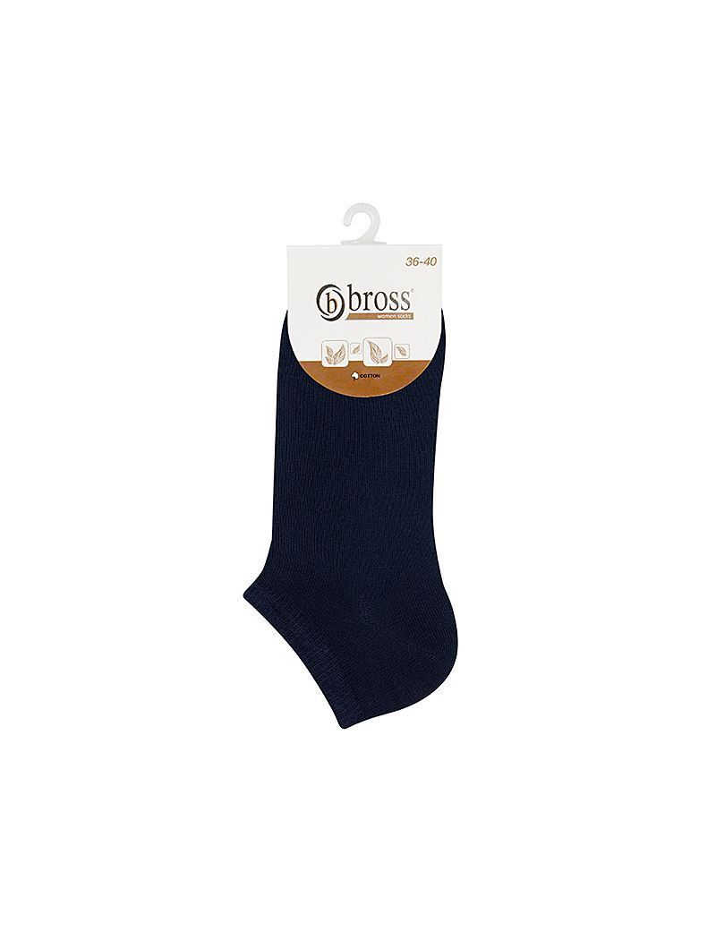 BROSS WOMENS SHAFTLESS SOCKS BLACK