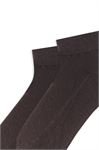 RINGED AND PLAIN BRASS MESH WOMENS SHAFTLESS SOCK