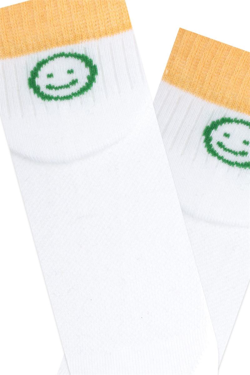 BROSS EMOJI PATTERNED SPORT BOYS BOOTIES SOCKS ASORTY