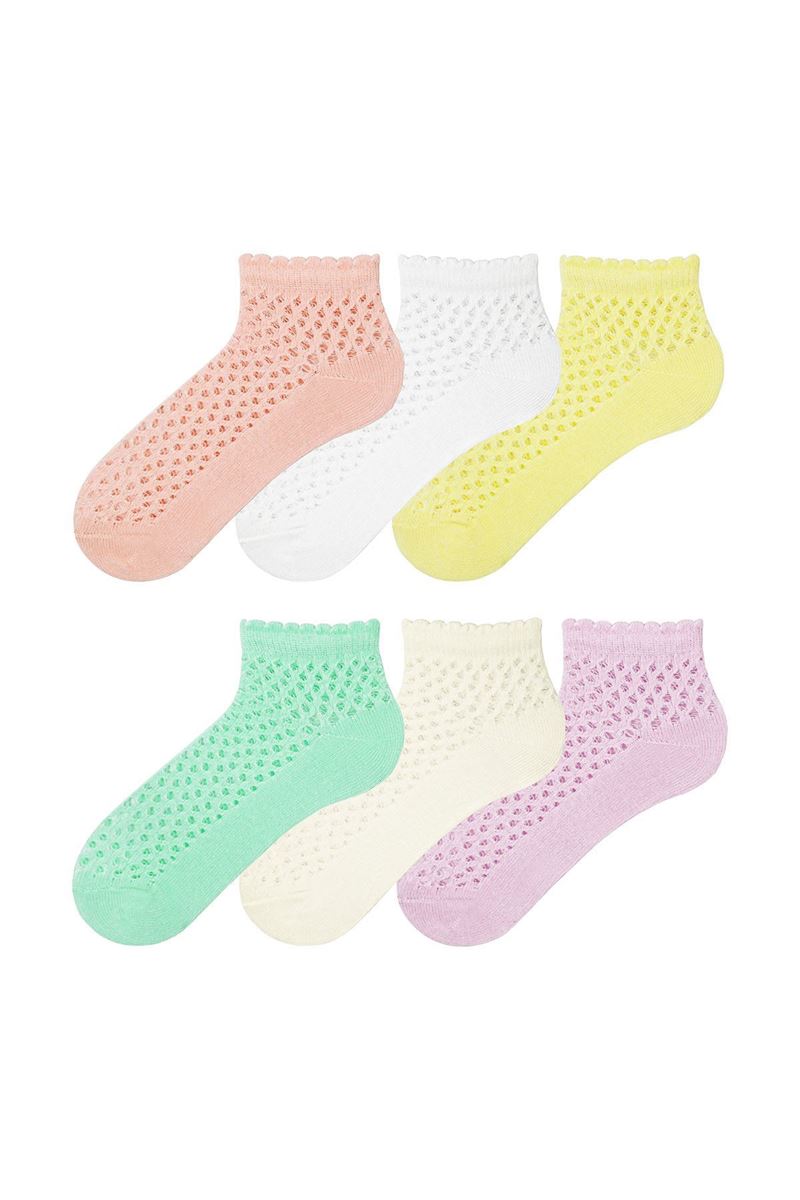 BROSS NET PATTERNED GIRLS BOOTIES ASORTY