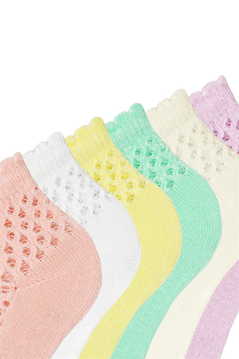 BROSS NET PATTERNED GIRLS BOOTIES ASORTY