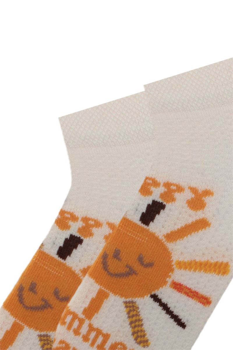 BROSS SUN PATTERNED BOYS BOOTIES SOCKS ASORTY