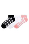SQUARE PATTERNED WOMEN S BOOTIES